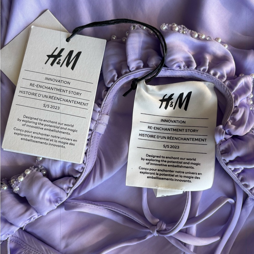 H&M Lilac Ruffle Dress - Picture 3 of 4